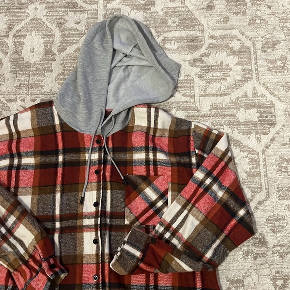 Hooded Flannel - Picture 2 of 4